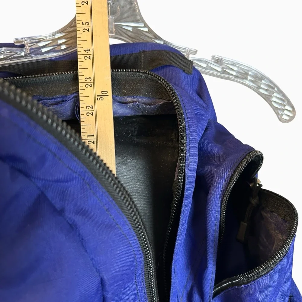 The North Face large Hiking Backpack Blue & Black Bag With Frame And Waste Belt